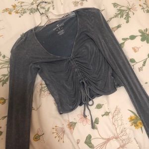 Cropped festival long sleeve